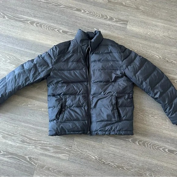 Kenneth Cole Gray Puffer Jacket