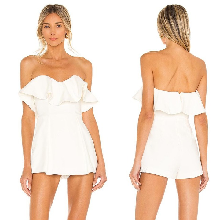 NBD Sheela Romper - White