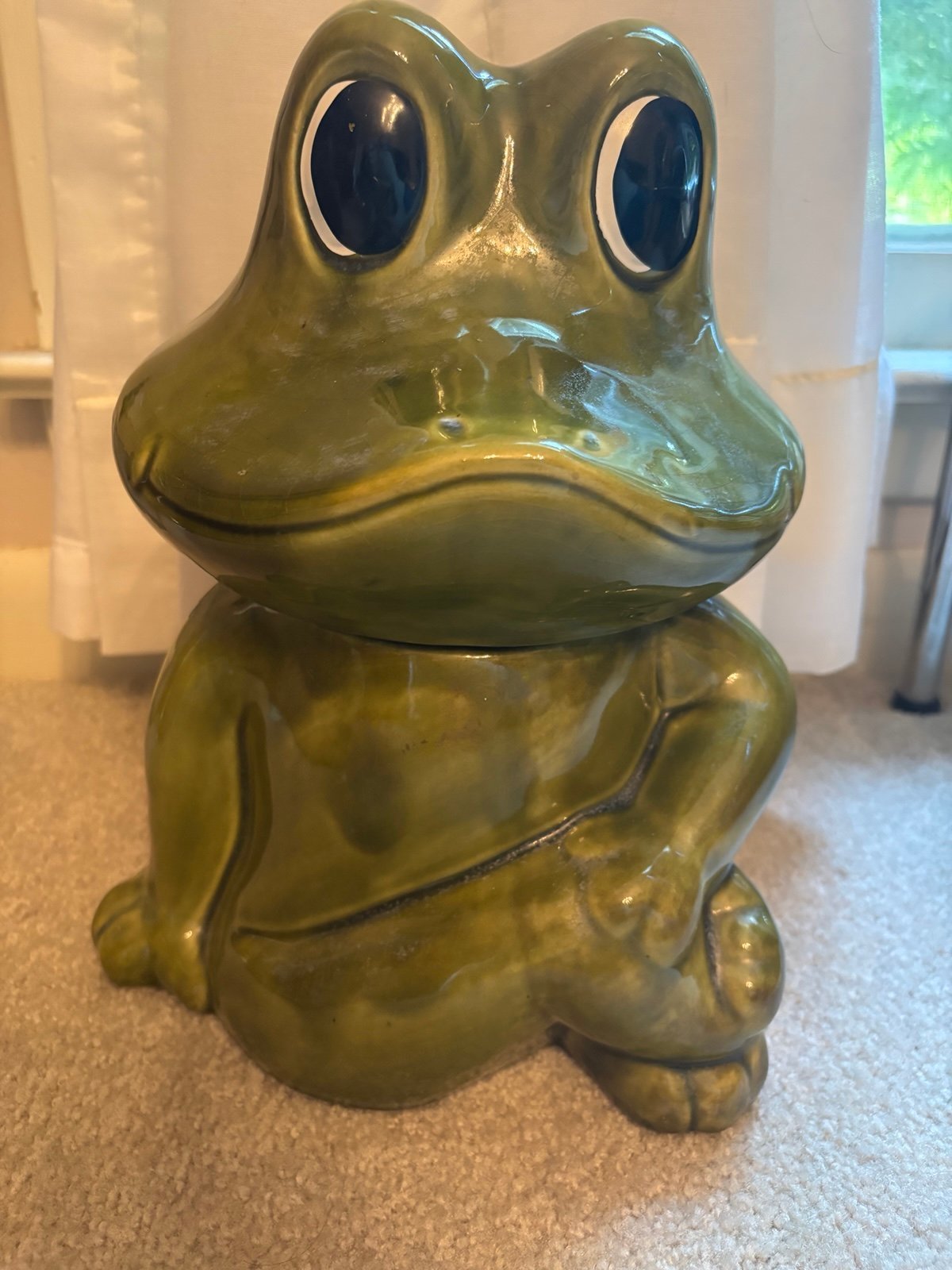 Vintage “Neil the Frog” cousin Cookie Jar.