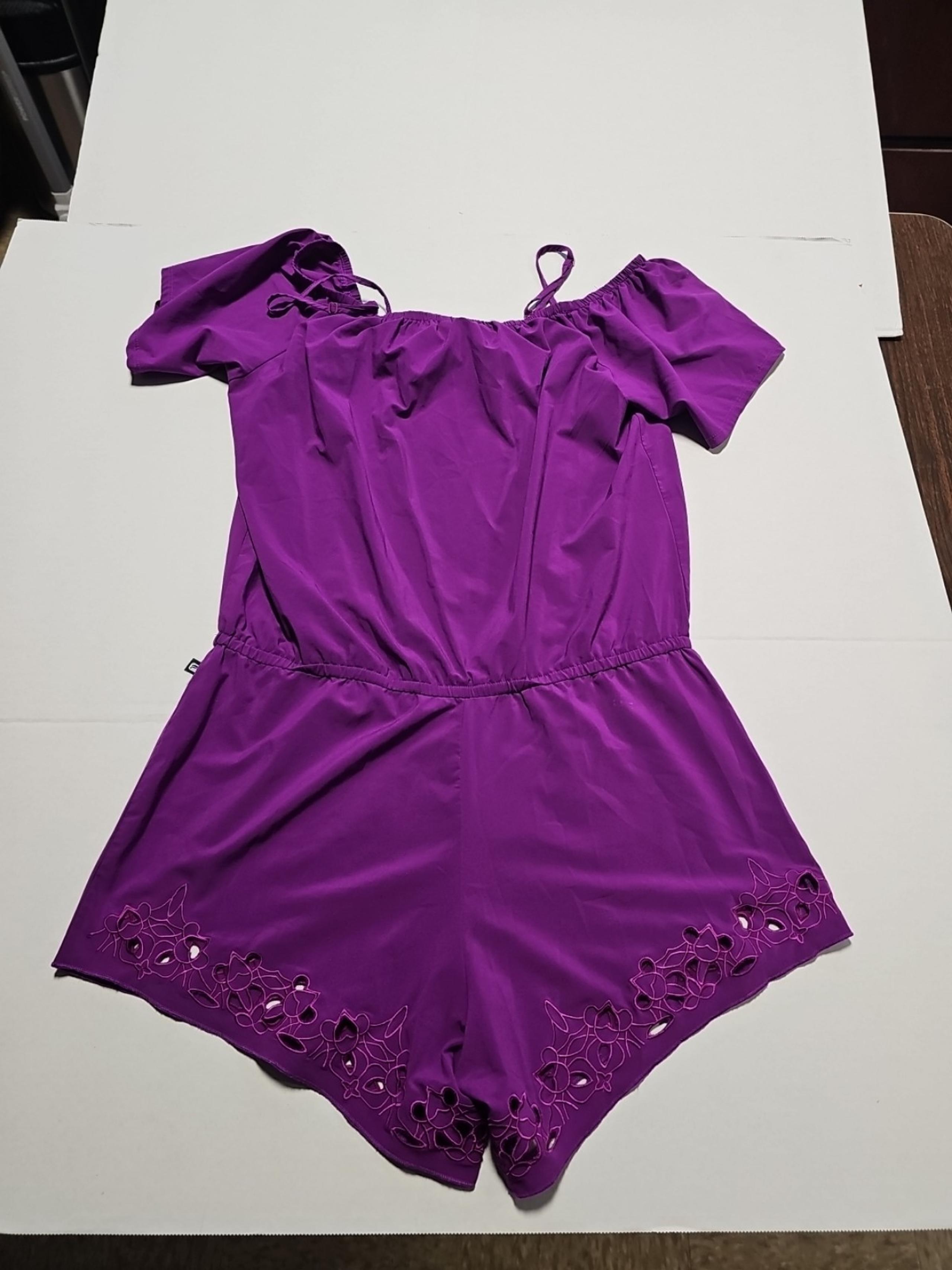 Fabletics Romper Medium Purple Strappy