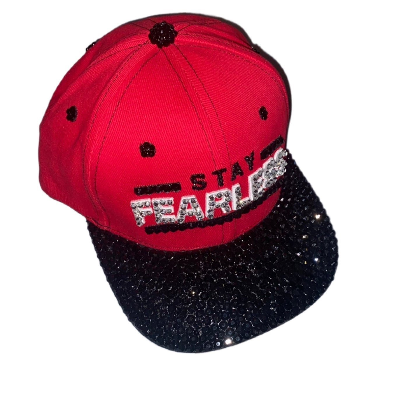 Nikki Bella Stay Fearless Rhinestone Bling Hat New
