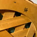 Longaberger 3 pc set baskets 1990’s green floral lined