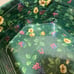 Longaberger 3 pc set baskets 1990’s green floral lined