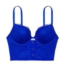 VS VERY SEXY Bombshell Add-2-Cups Push-Up Corset Top Green 36B