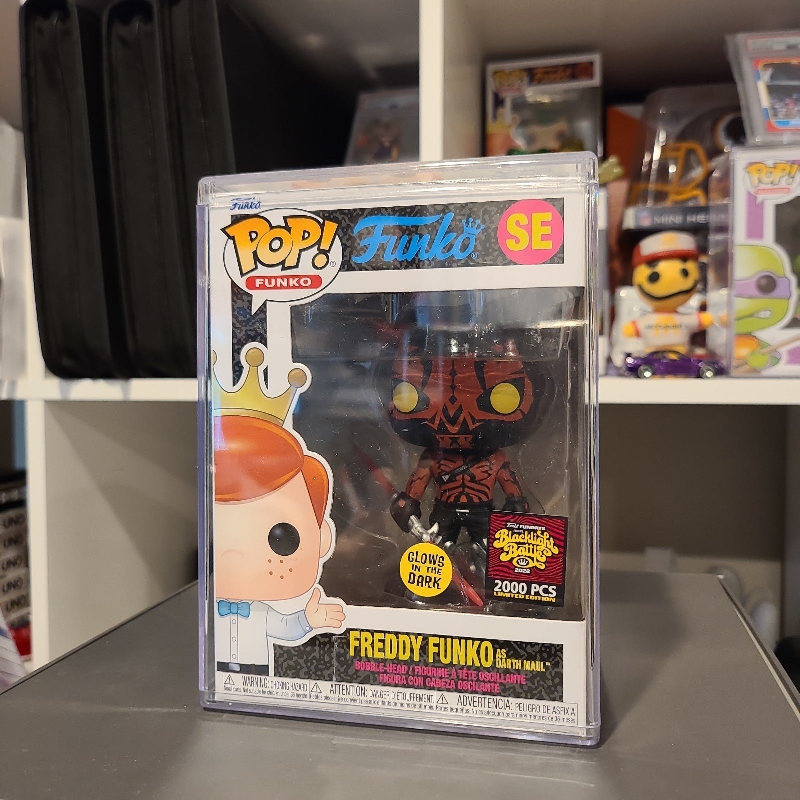 Freddy funko as Darth Maul GITD 2000LE