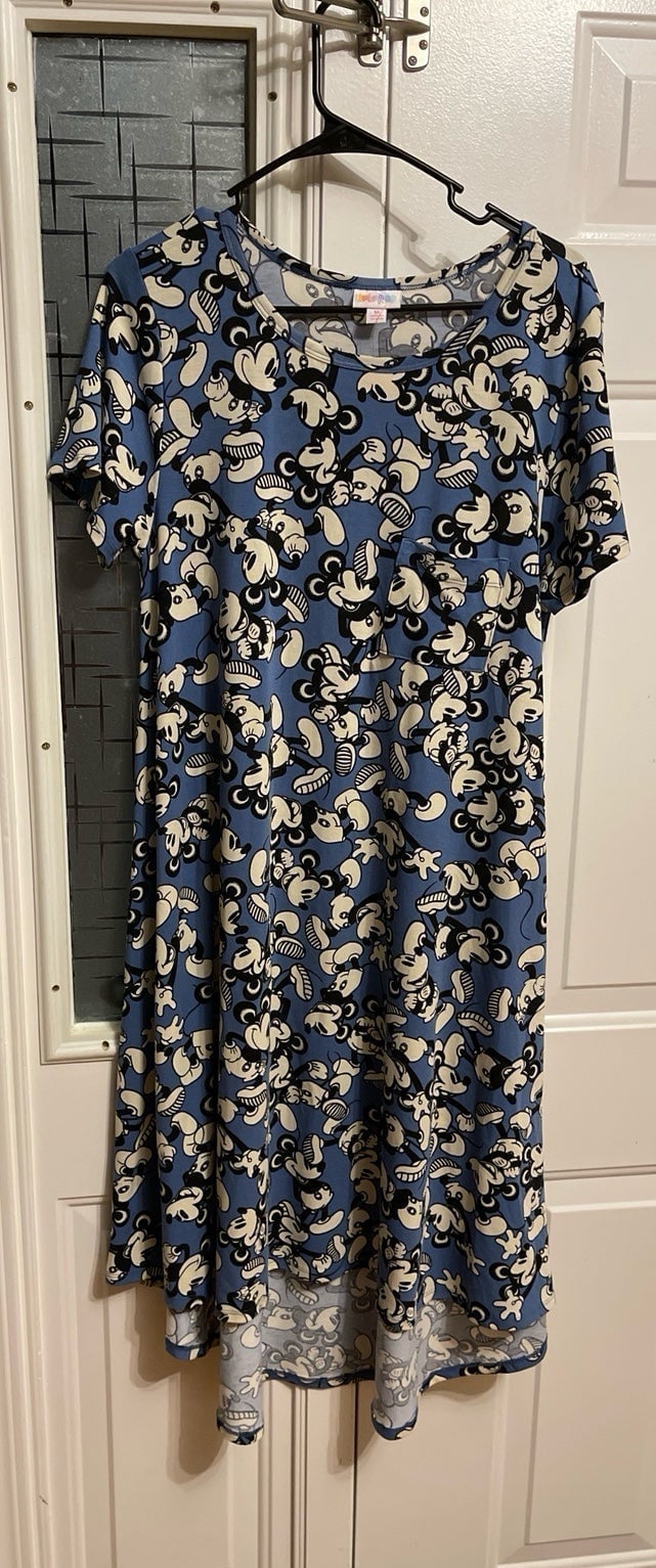 LuLaRoe Mickey Mouse Knee-length Dresses for Women | Mercari