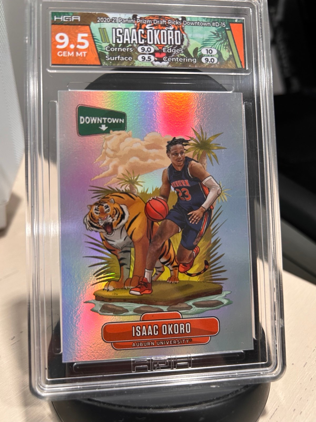 Isaac Okoro Downtown Auburn University gem mint