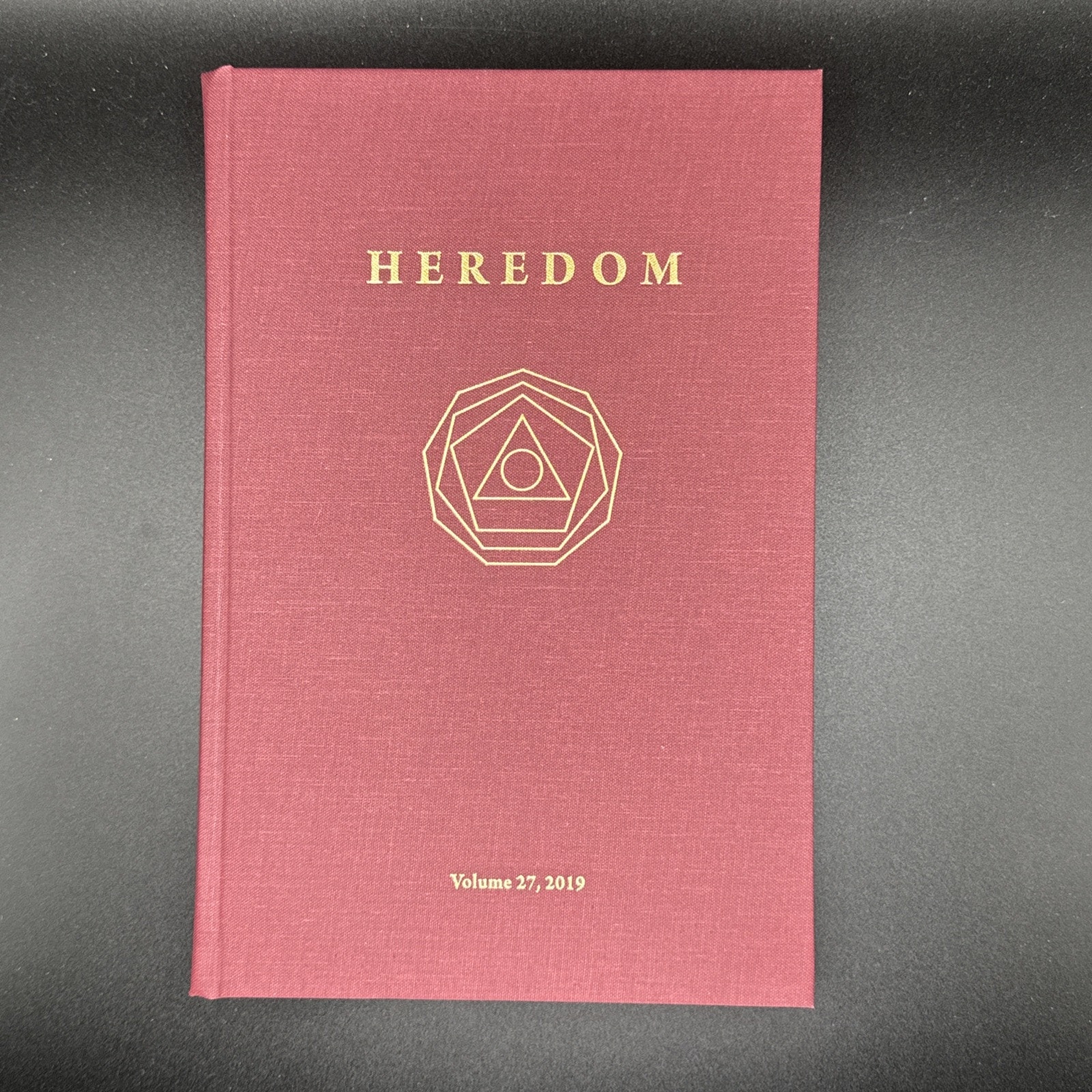 Heredom The Transactions of the Scottish Rite Research Society Volume 27, 2019