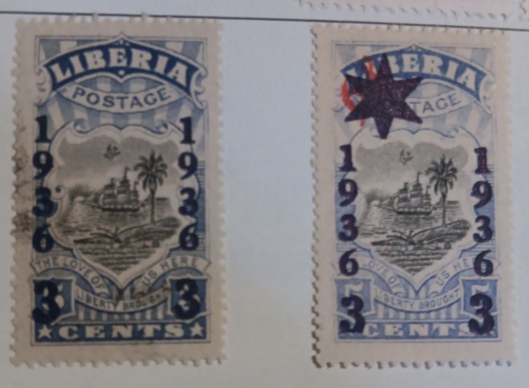 stamps of liberia rare find in this condition