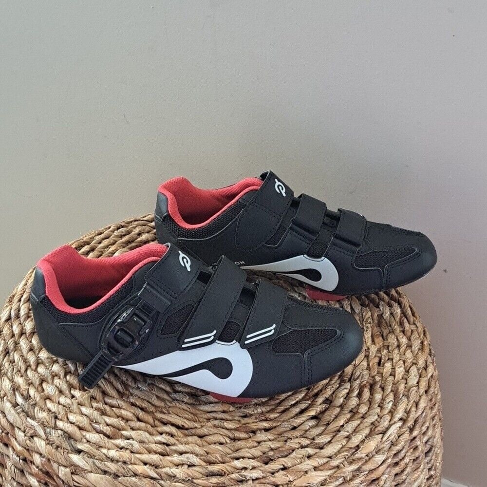 NWOT Peloton Unisex Indoor Spin/Cycling Sneaker Shoes Black/Red EU41/W10/M8