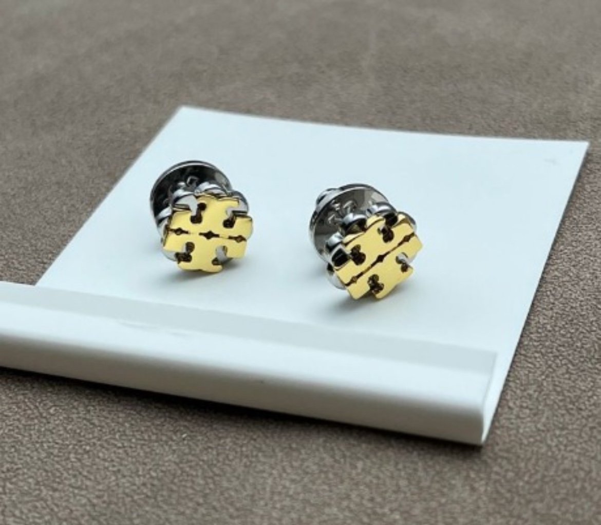 Tory Burch Logo stud earrings