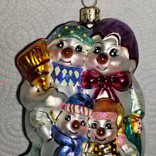 Christopher Radko LIttle Gems Winter Portrait ornament