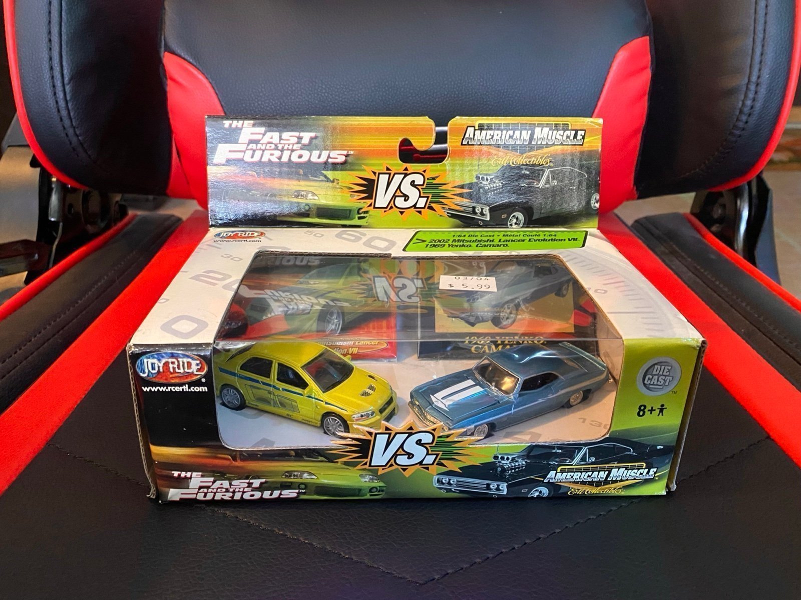 Racing Champions Fast and the Furious 2 Fast 2 Furious EVO vs Yenko Camaro