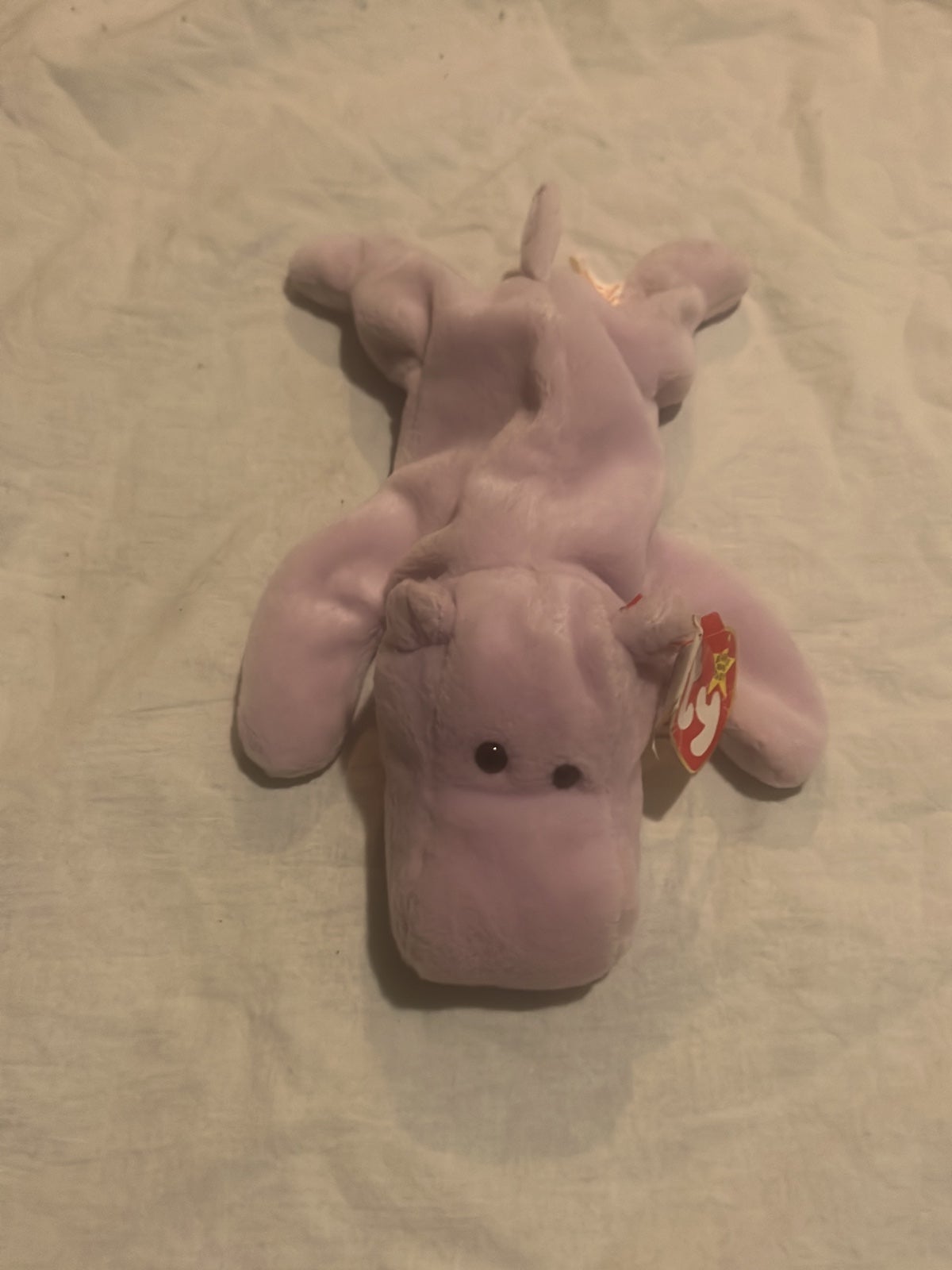 Ty Beanie Babies Happy The Hippo 1993 3rd Gen
