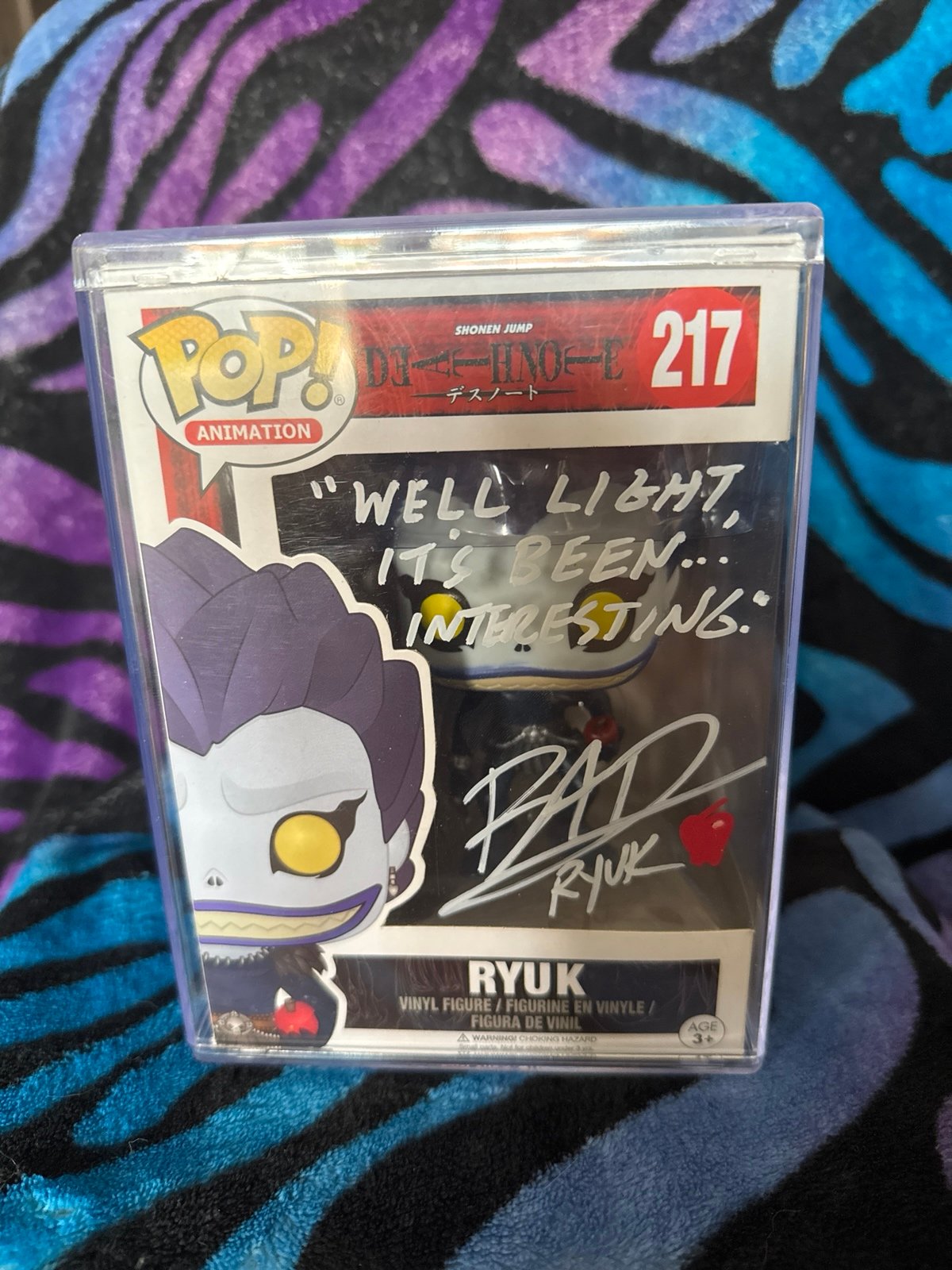 Funko Pop! Animation Deathnote Ryuk #217 Signed and Certified