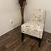 Modern Fabric Living Room Chairs with Solid Wood Legs Home Furniture (1, White)
