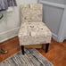 Modern Fabric Living Room Chairs with Solid Wood Legs Home Furniture (1, White)