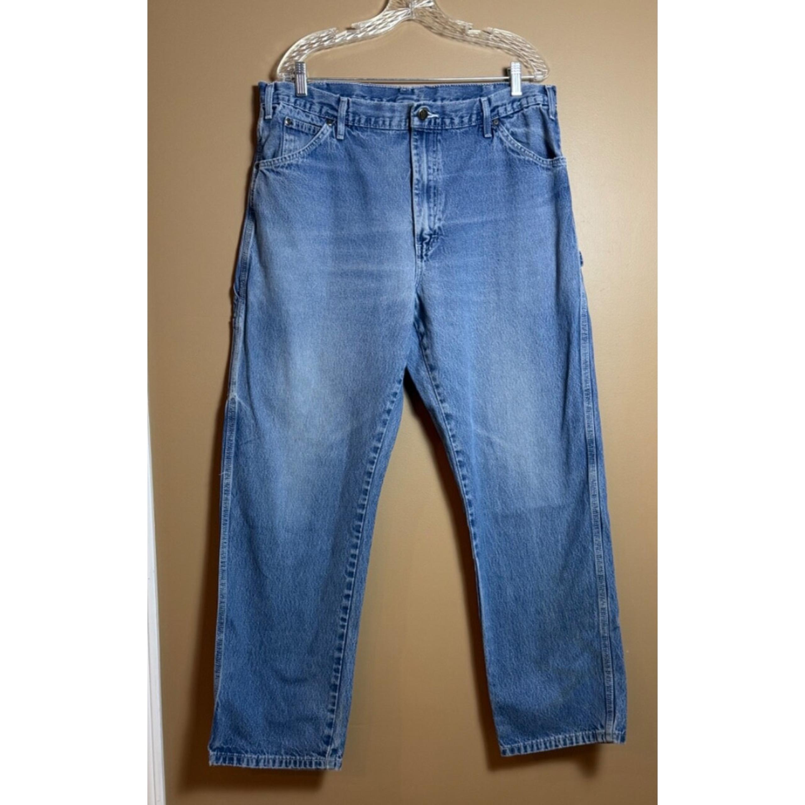Dickies Carpenter Jeans Mens 36x32 Baggy Workwear Carhartt Style Y2K Utility