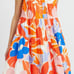En Saison Indira Floral Tiered Sleeveless Cotton & Linen Shirtdress