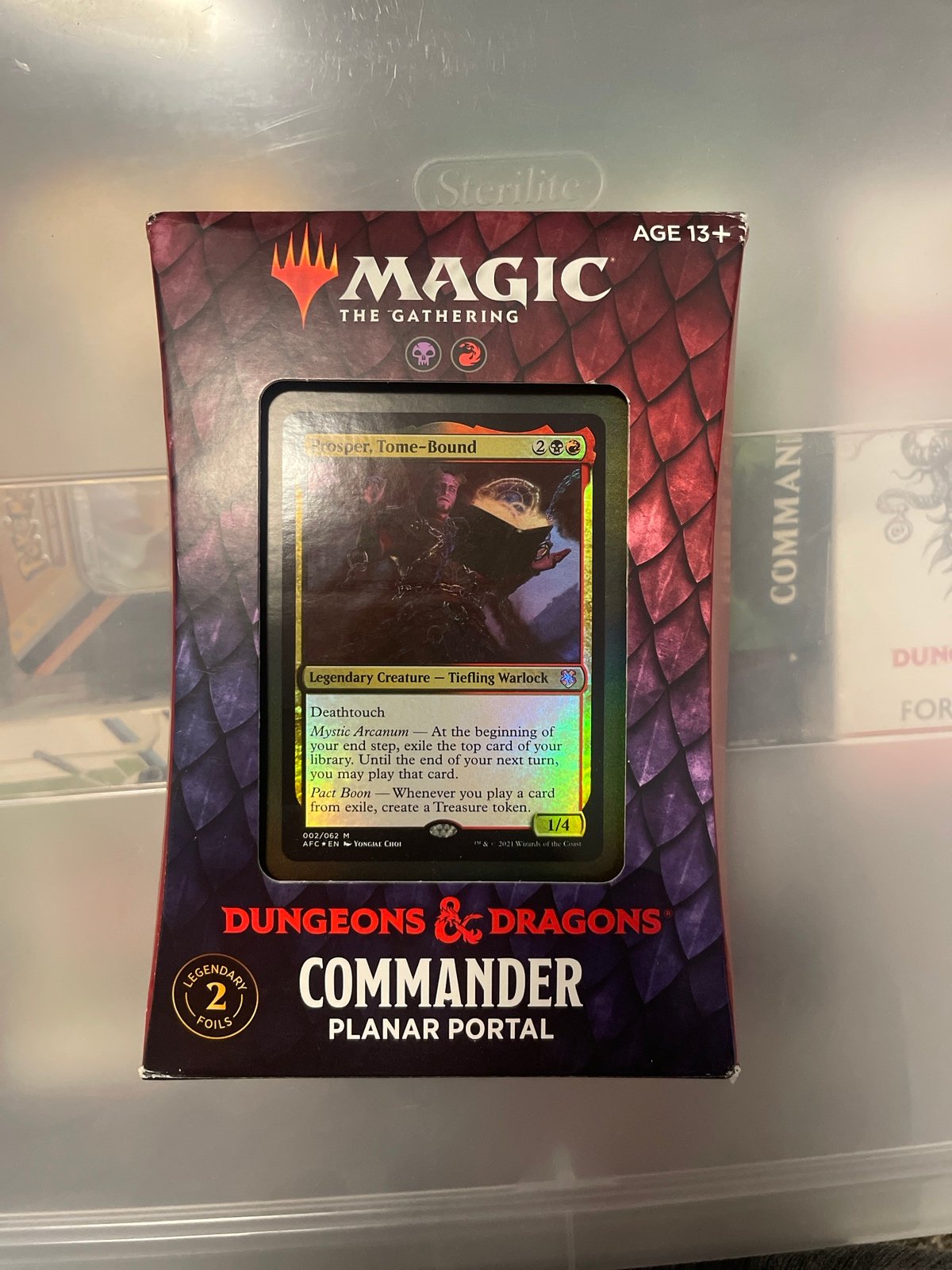 MTG Magic Planar Portal Commander Deck Dungeons & Dragons Sealed Box