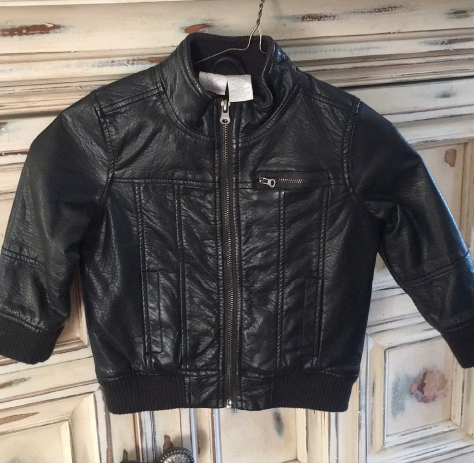 Kids Faux Leather Jacket (24 mths)