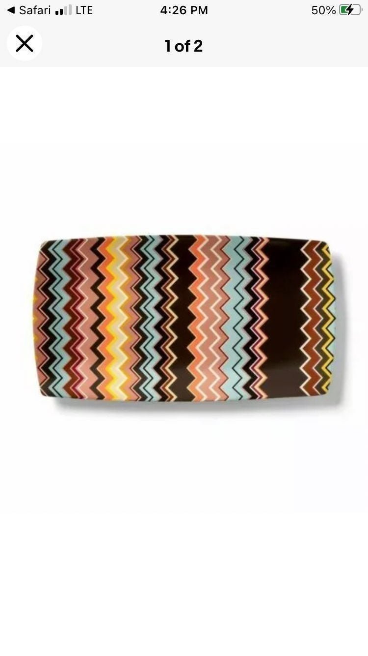 Missoni for Target stoneware tray!