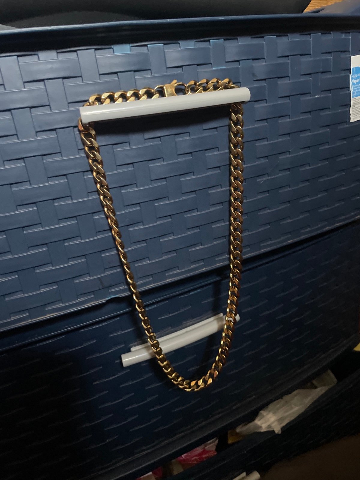 24k gold Cuban link