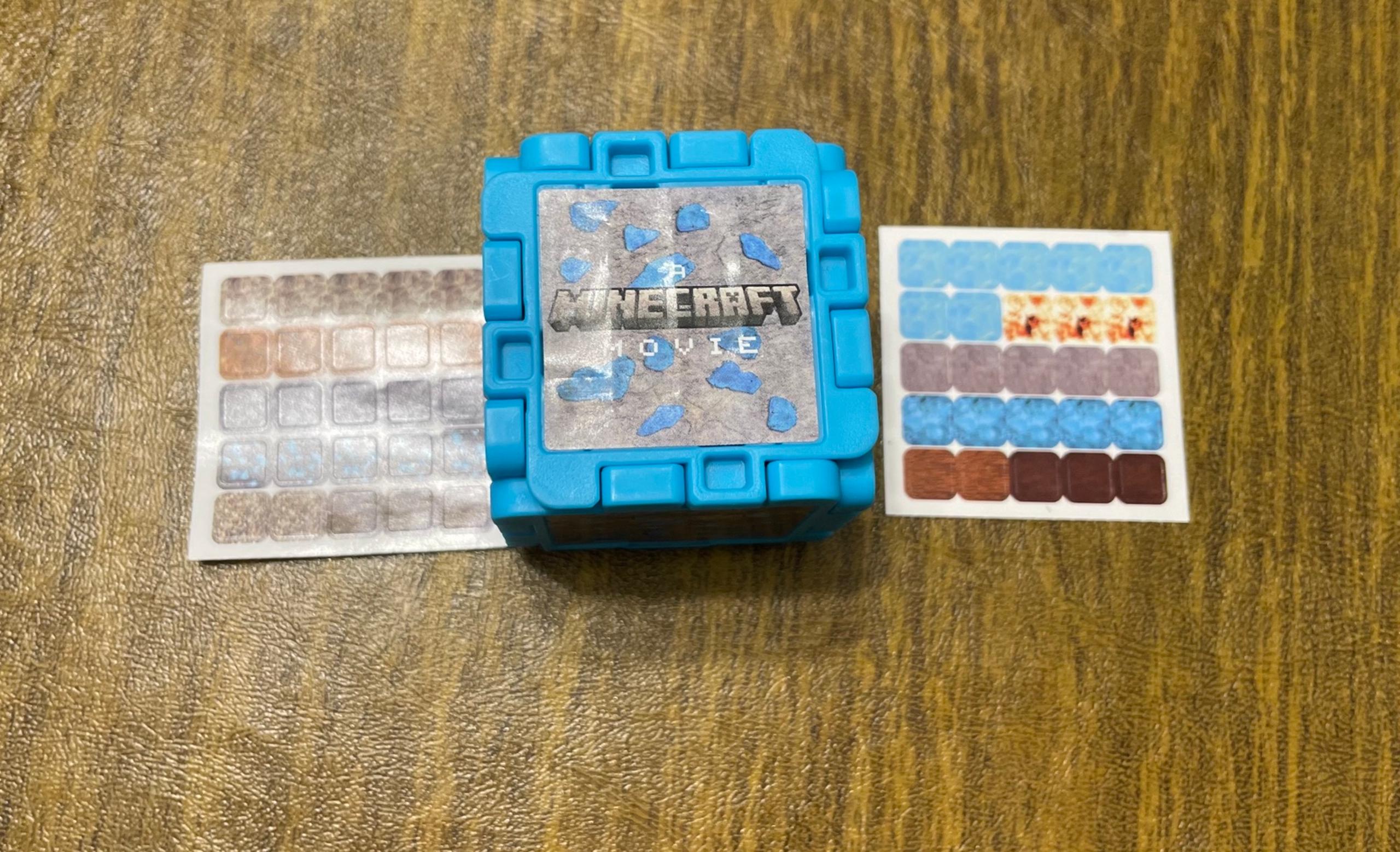 McDonald’s Happy Meal Toys Minecraft Movie with 2 pack stickers