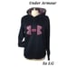 Under Armour Women's ColdGear Storm Hoodie Large Black & Pink NWOT