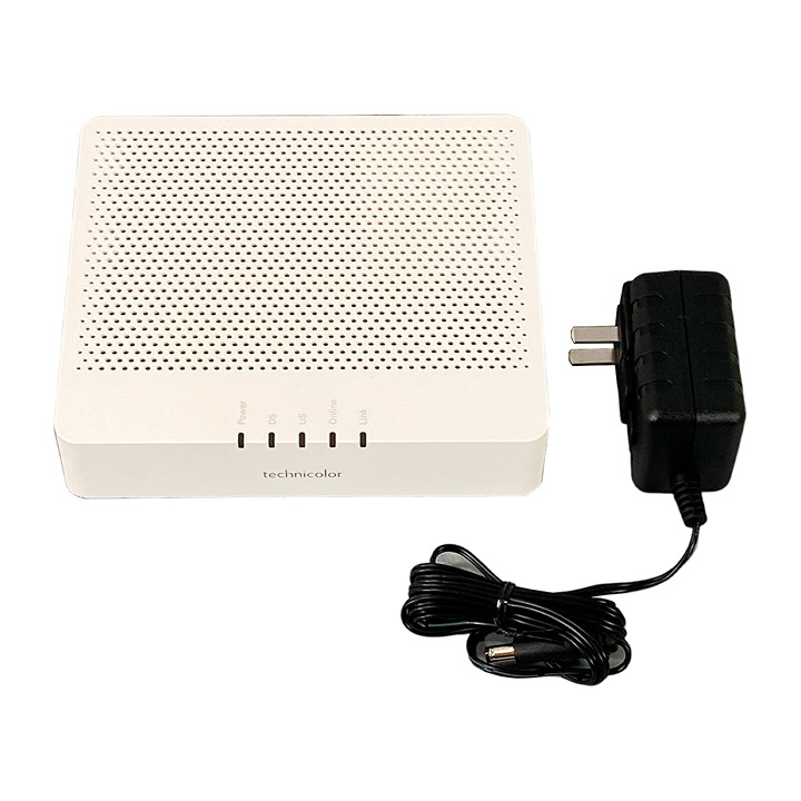 Technicolor Model TC4400-AM Ultra-Broadband Cable Modem. Stock photos