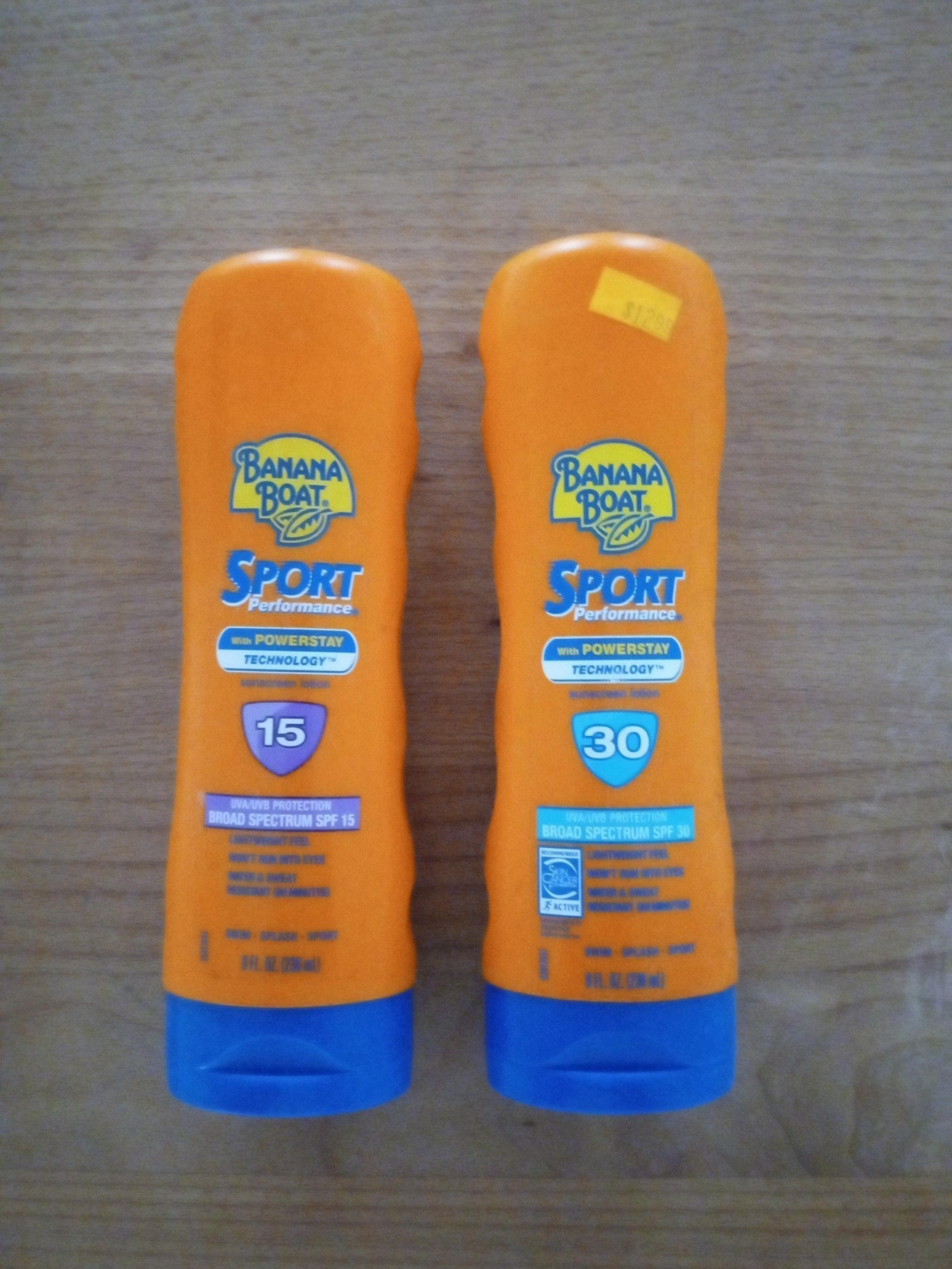 Suntan lotion