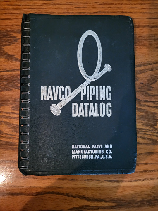 Navco Piping Datalog Spiral Ed No. 10 1974