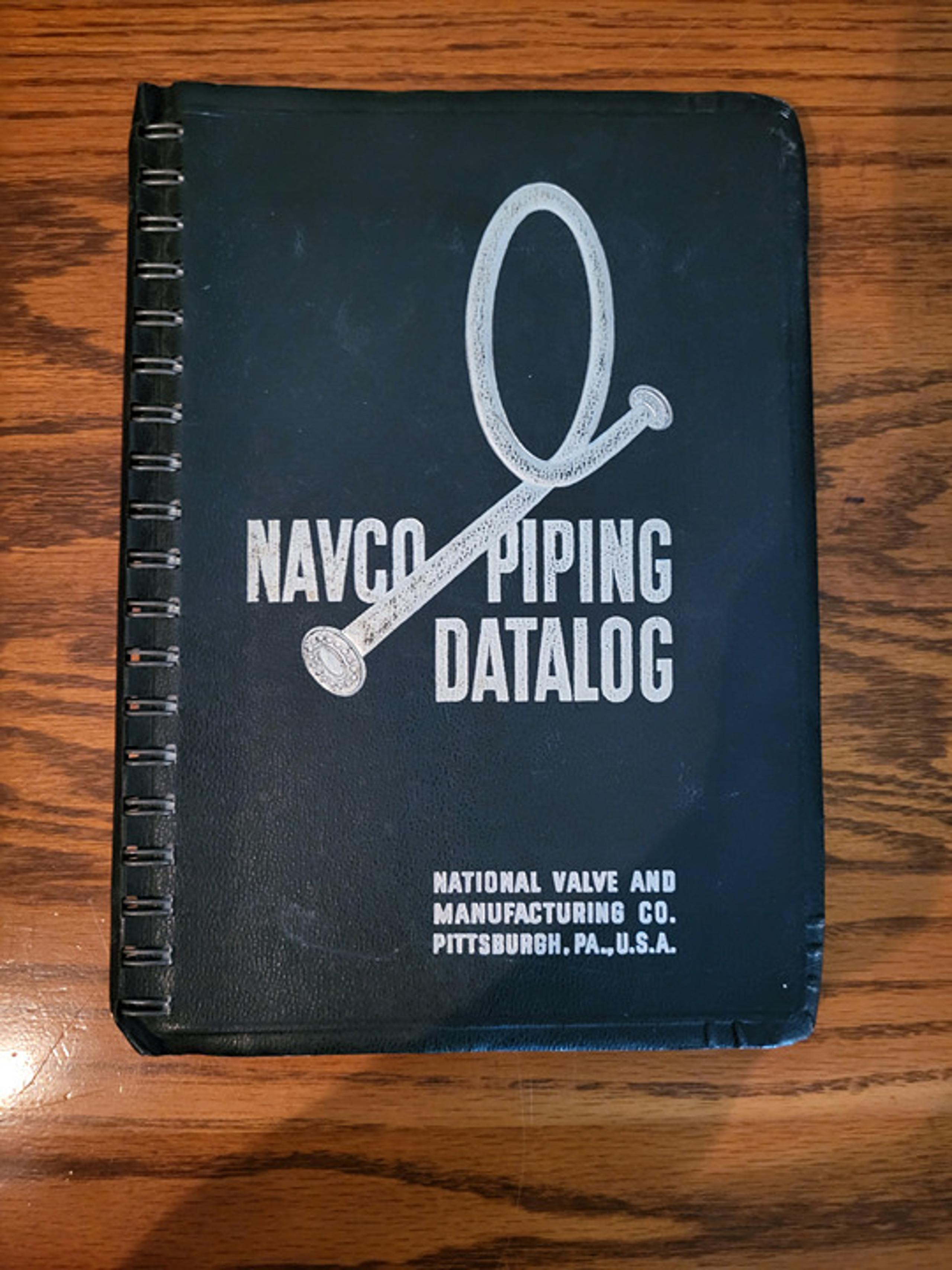 Navco Piping Datalog Spiral Ed No. 10 1974