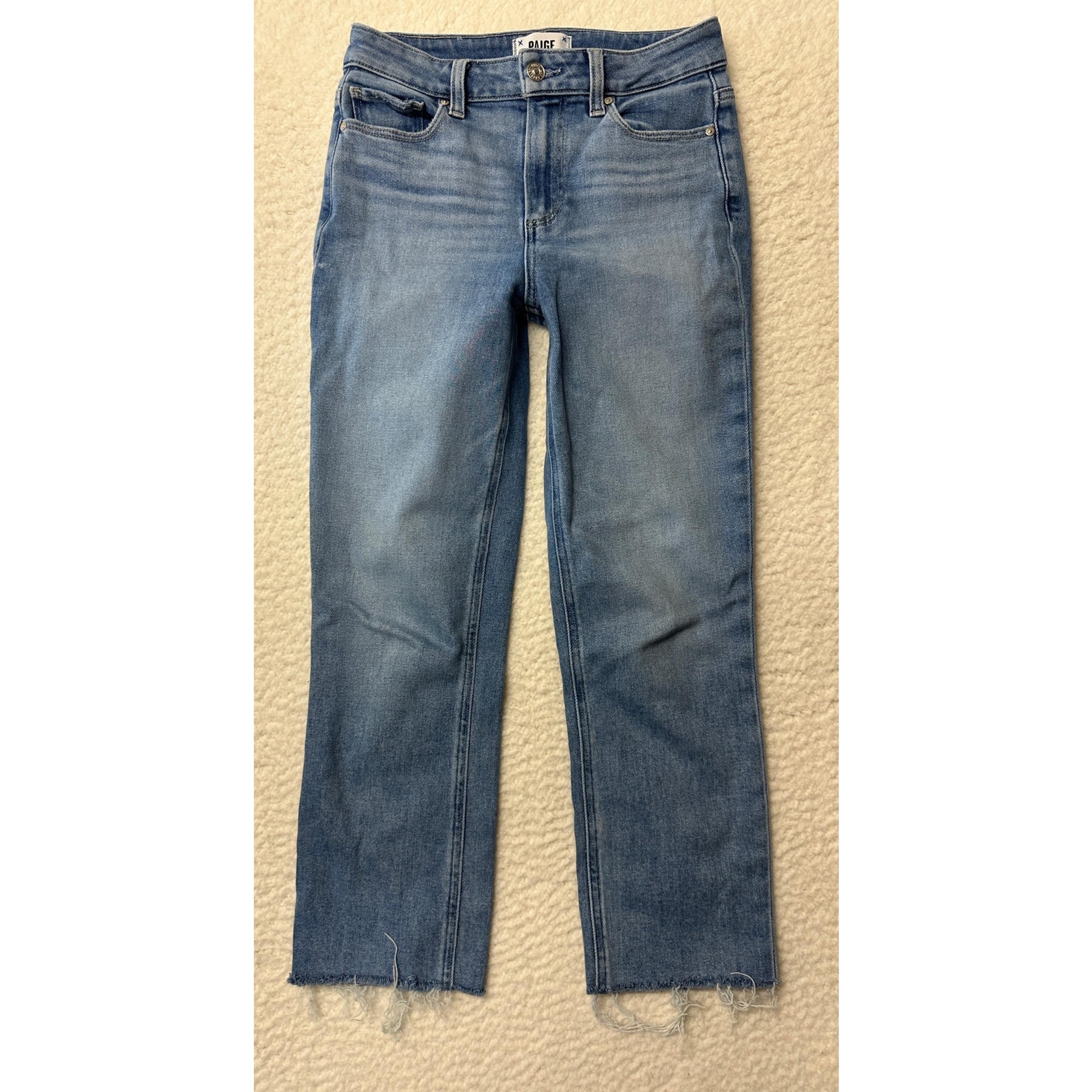 Paige Womens Cindy Crop Denim Jeans Size 25