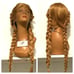 Celebrity Honey Blonde golden lace wig