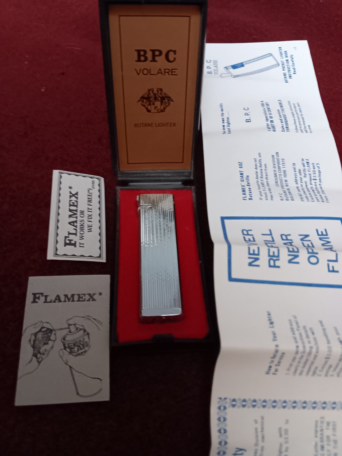 Vintage Flamex. Butane Lighter