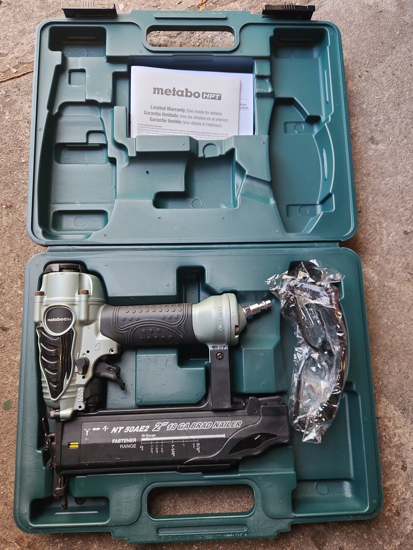Metabo HPT, NT 50AE2 2 18 GA PNEUMATIC BRAD NAILER