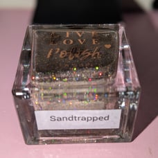 Live Love Polish LLP formerly Mooncat Sandtrapped gold glitter nail polish