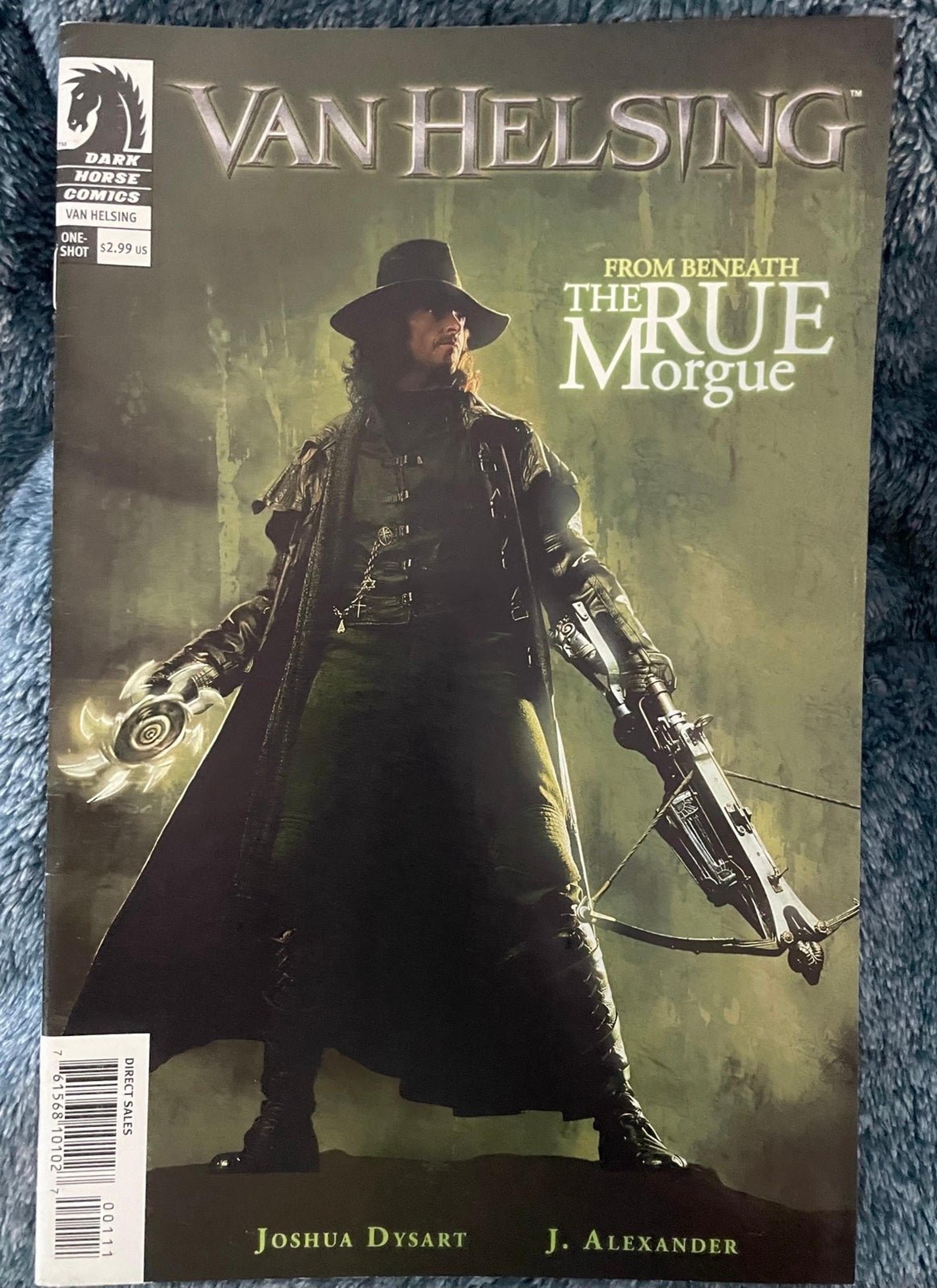 VAN HELSING #1 COMIC BOOK 2004 film DARK HORSE Rue Morgue