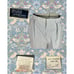 Vintage 80s Ralph Lauren Charcoal Blue Pinstripe Trousers 34x34
