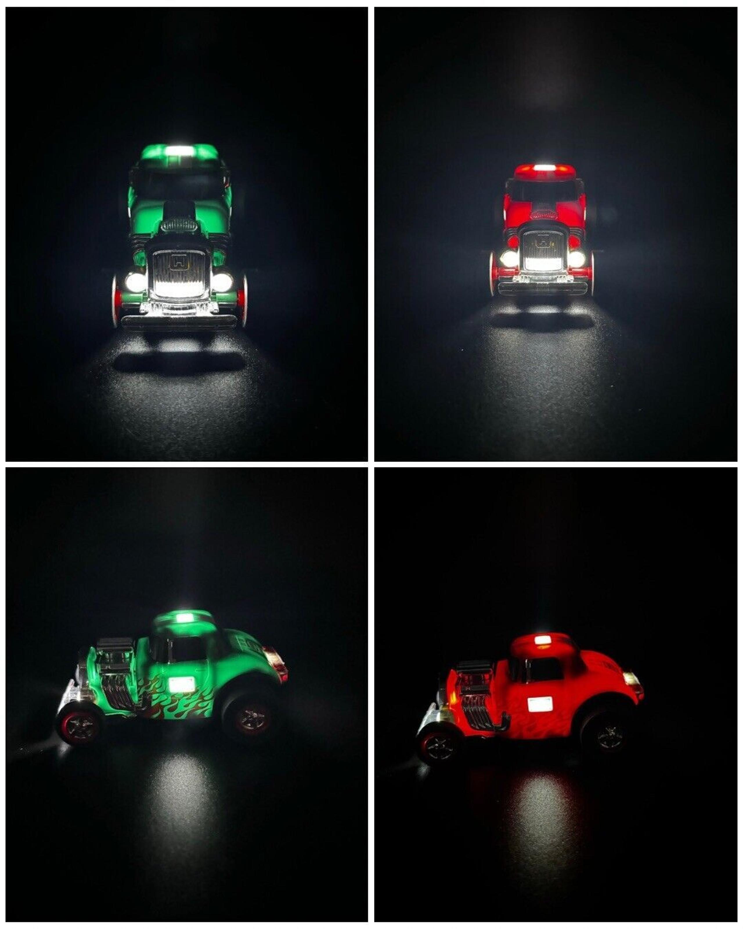Hess 2022 Red & Green Hot Rod Car Original Replacement Pullback Racer TESTED OK