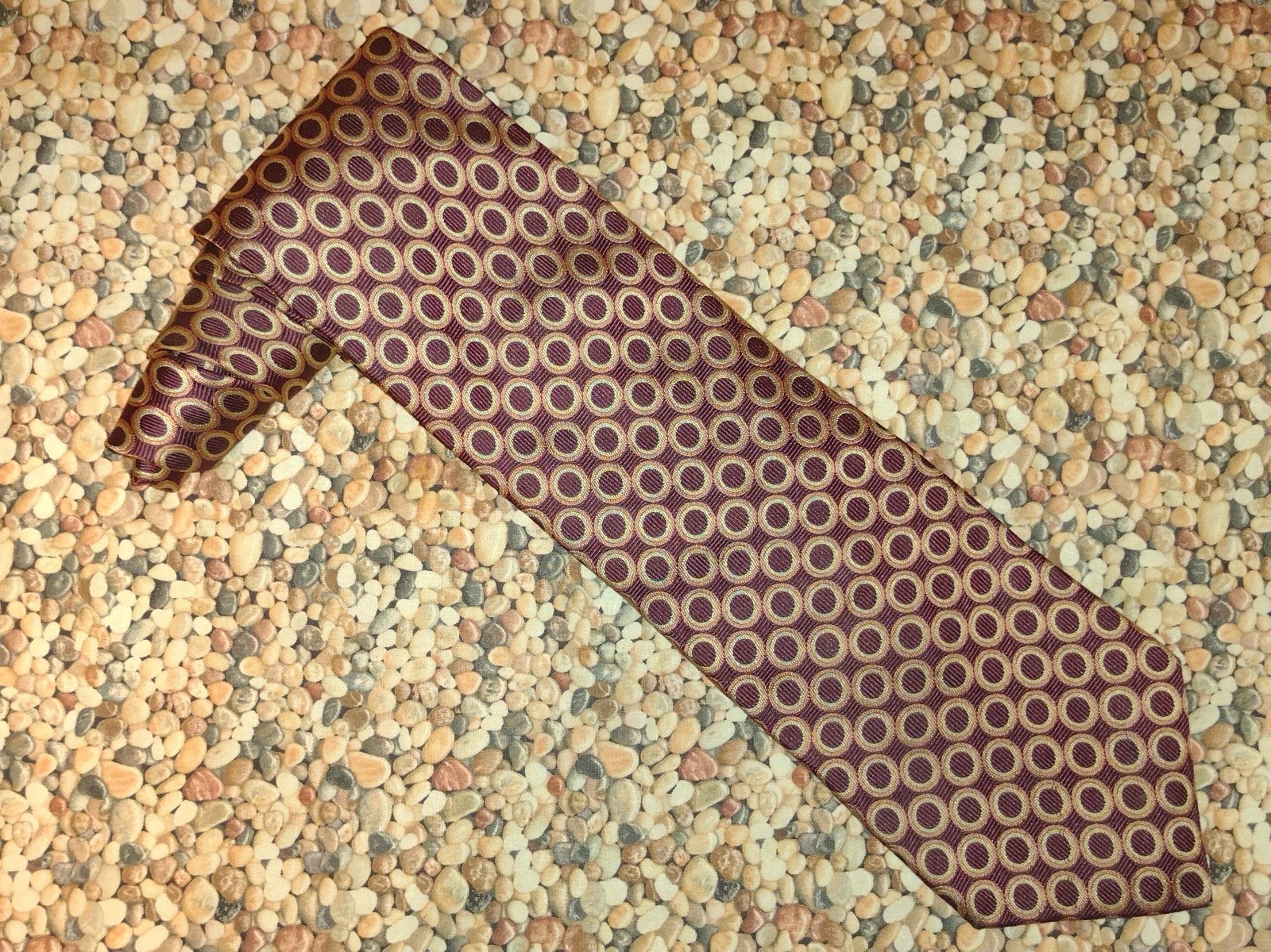 NAUTICA SILK NECK TIE. MADE IN COSTA RICA