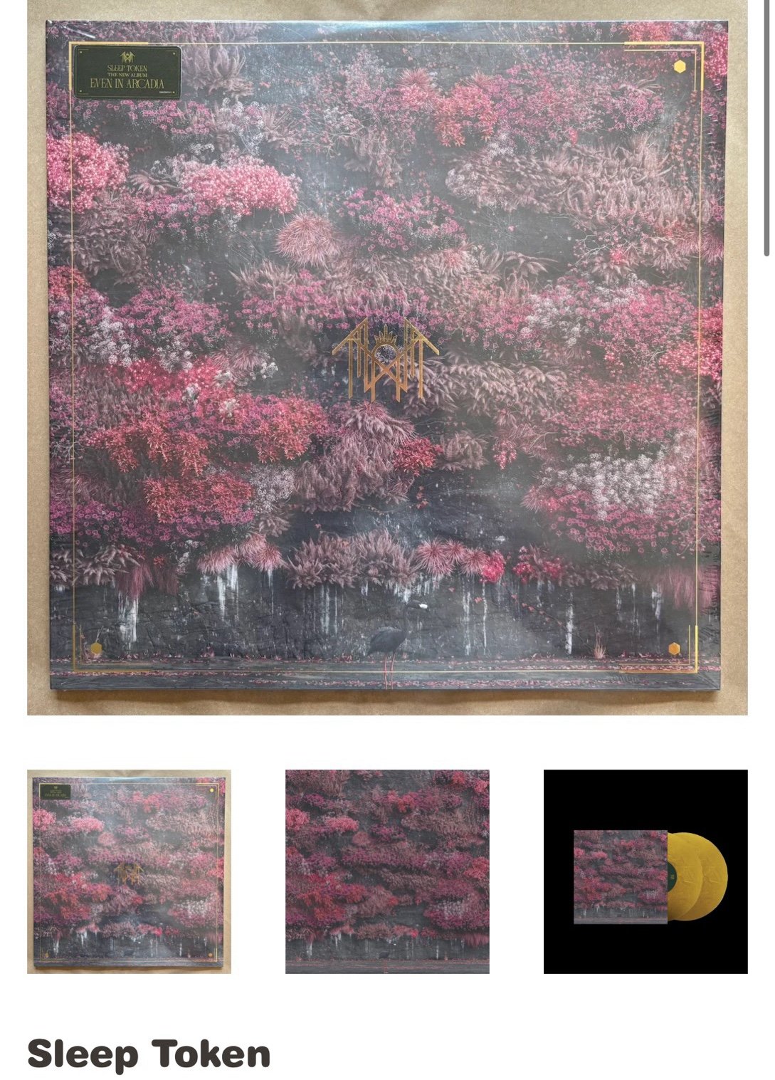 Sleep Token Even In Arcadia Exclusive Gold Vinyl New