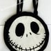 2024 Disney Parks Walt Disney World Jack Skellington Canvas Tote Bag New