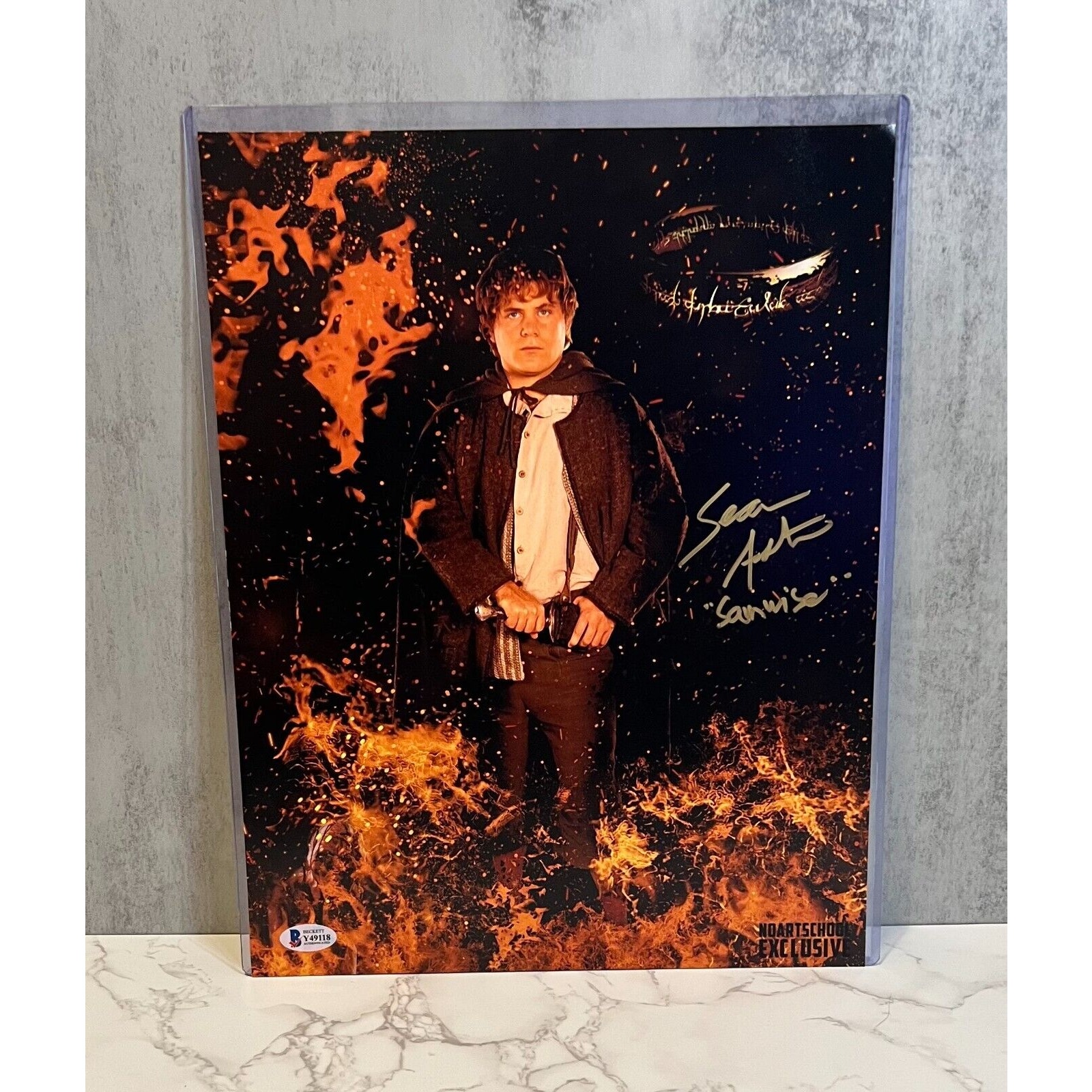 Sean Astin Autographed 11x14 Lord of the Rings Inscribed Samwise Beckett COA
