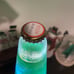 Classic Silver Base Lava Lamp, 14.5 Tall Green Lava Blue Liquid Tested Working