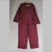 Banana Republic Flannel PJ Set Plaid Red & Black XL