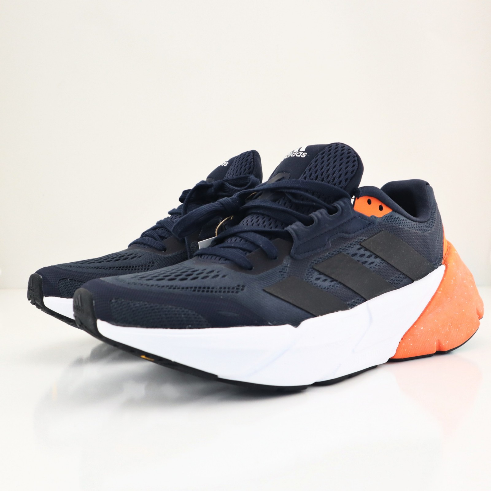Adidas Adistar 1 M Shoes GY1685 Shadow Navy/Carbon/Orange - Men’s US 8