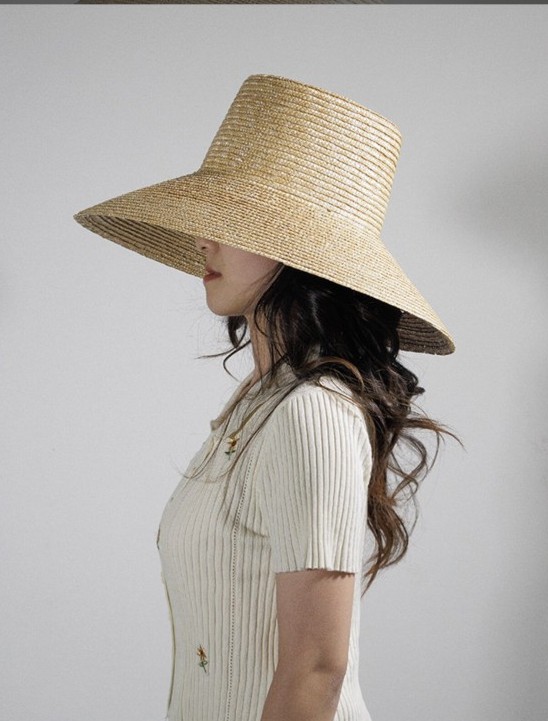 NWT Handmade Staw Tan Sun Hat