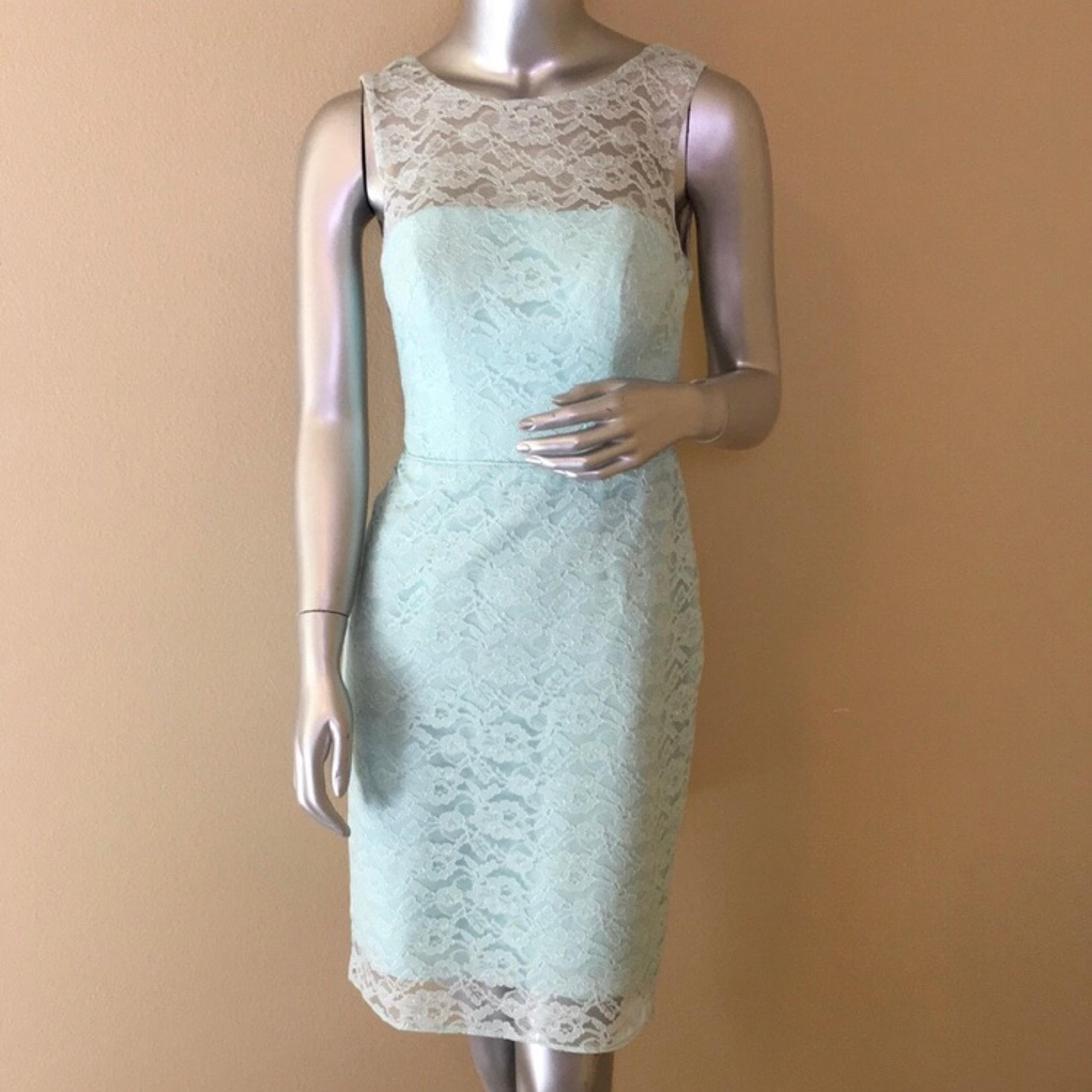 WToo Bridesmaids by Watters Style #: 891   Sleeveless, knee-length lace dress